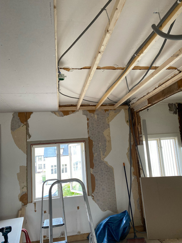 Renoveringen fortsätter på Övre Brunnsvägen 53