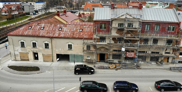 Fasadrenovering på Nygatan 1