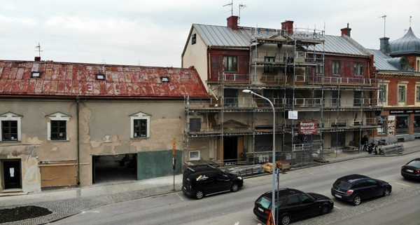 Fasadrenovering på Nygatan 1